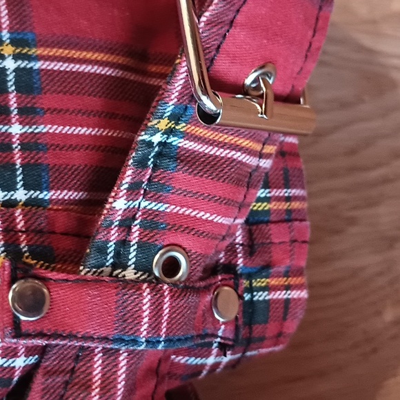 Y2K Tripp NYC Daang Goodman plaid biker jacket - Picture 4 of 8